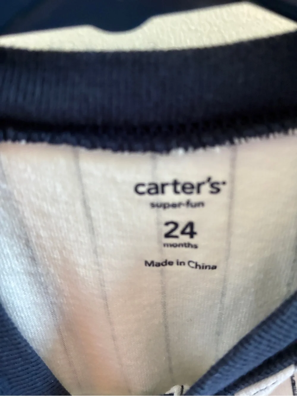 Carter's Navy, White & Red Baseball '36' Sleep Romper Baseball Lifestyle 101